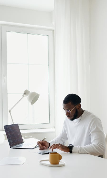 a content creator reviewing analytics