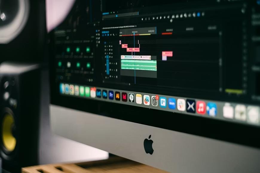 A computer with an audio creation process